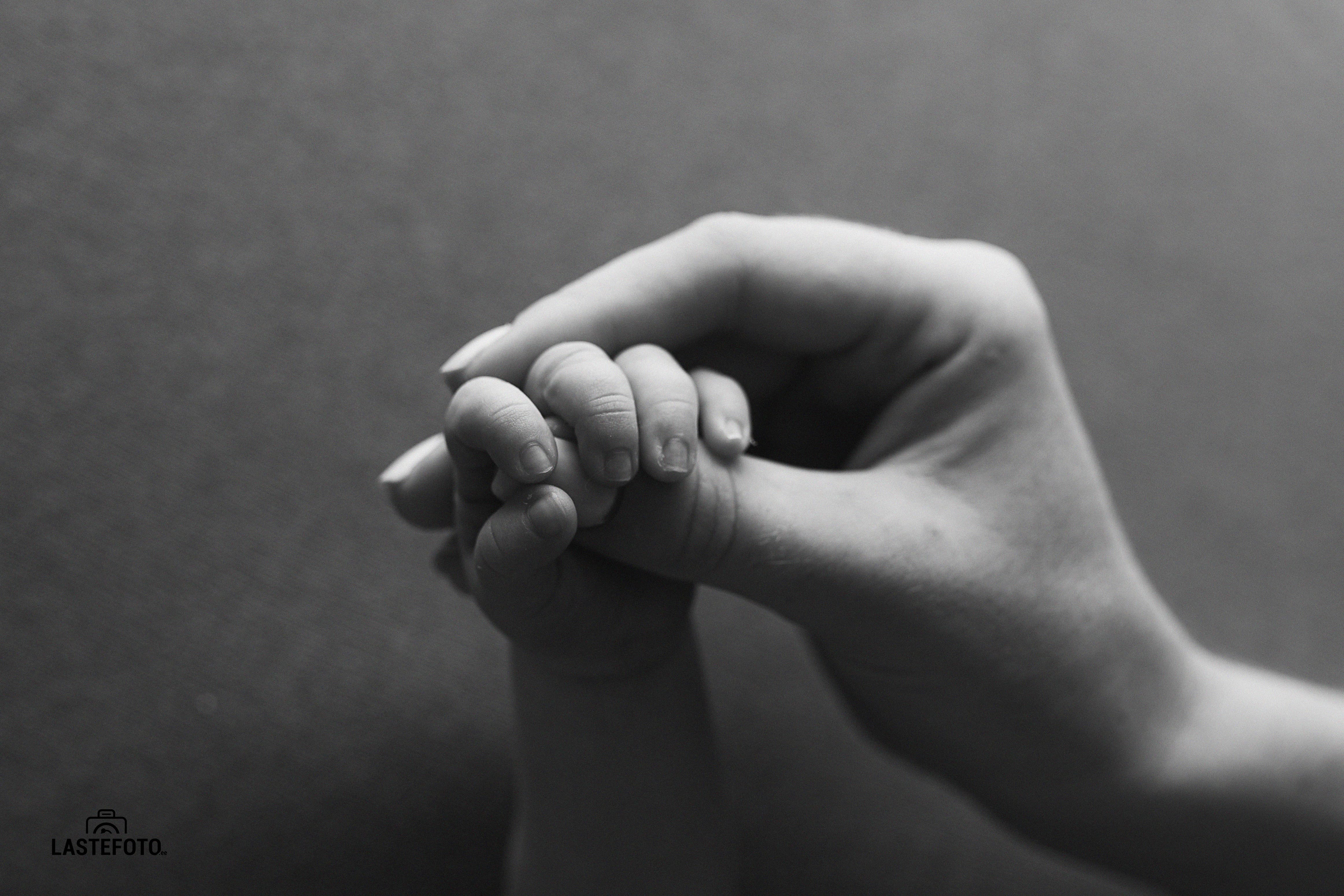 Newborn photo session in the studio