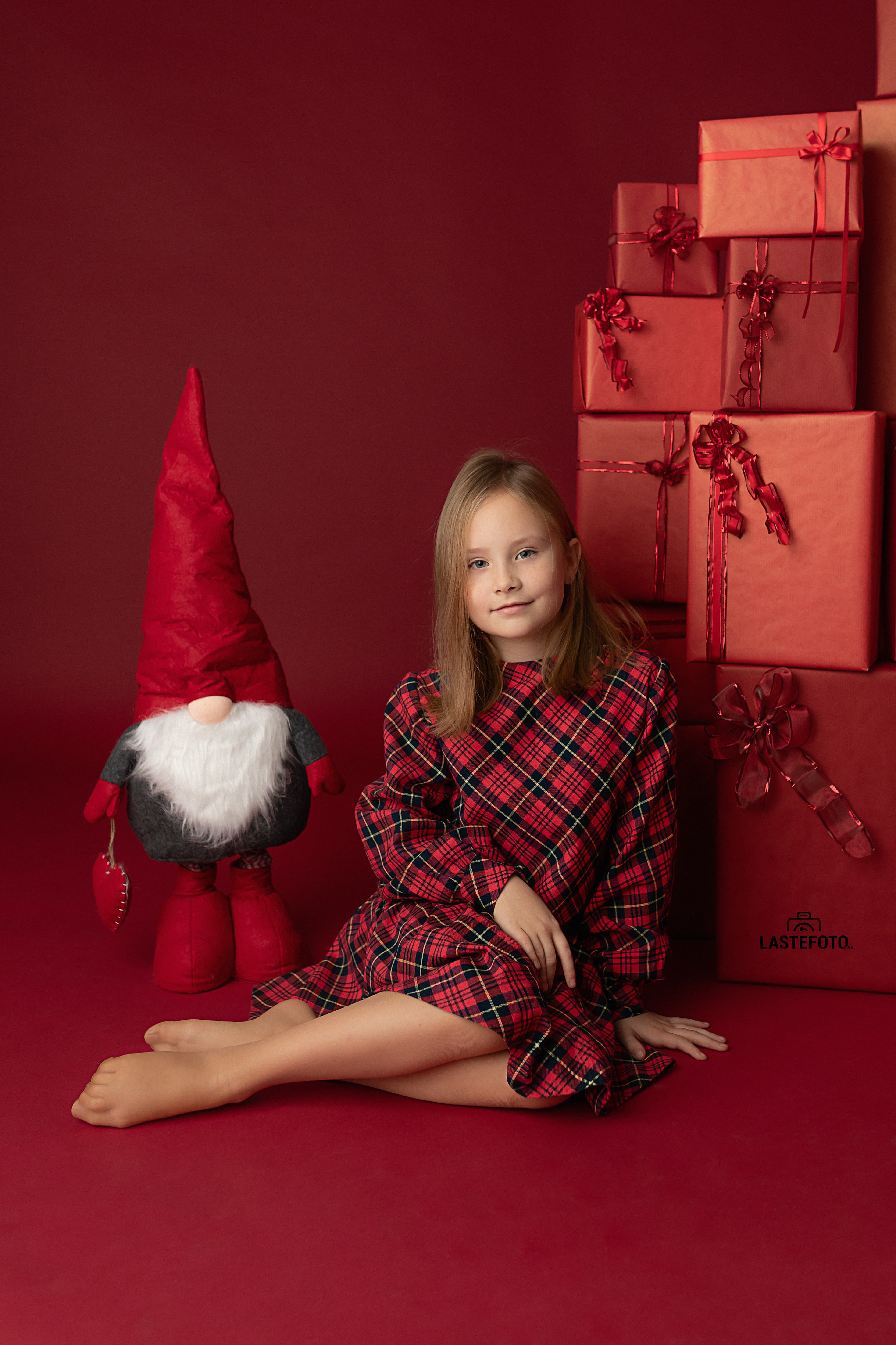 Christmas photo shoot in Tallinn