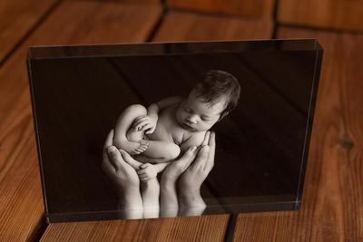 Photo print on glass